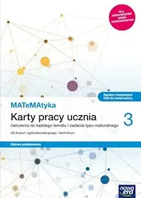 Premium MATeMAtyka 3 Karty pracy ucznia Zakres podstawowy