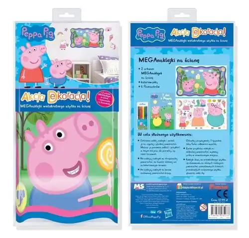 Nowość Peppa Pig. Akcja Dekoracja Peppa Pig. Akcja Dekoracja