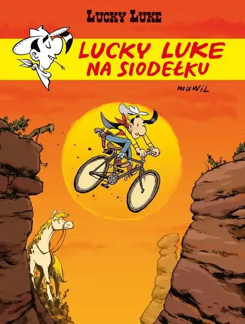 Lucky Luke na siodełku Tani